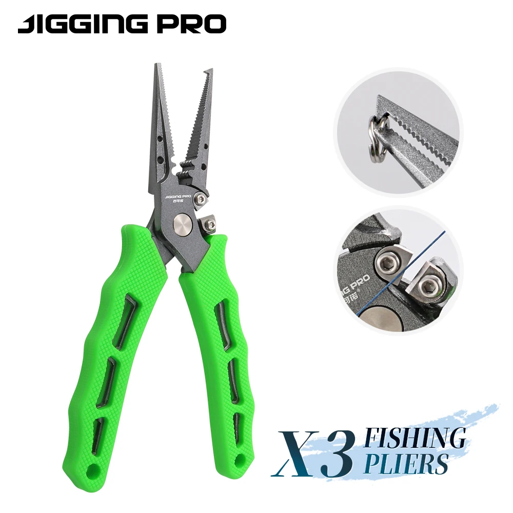 jigging pro x3 alicate de pesca equipamento de pesca acessorios de pesca tesoura cortador de linha ganchos removedor aco inoxidavel 01