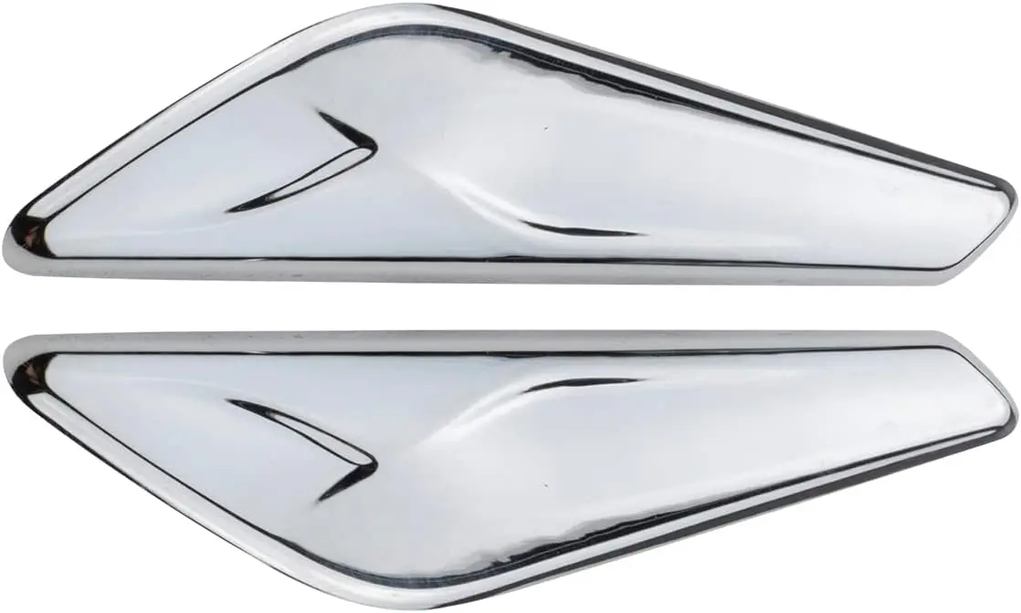 2X Fender depan Finisher krom Trim sisi kiri kanan untuk BMW X3 F25 X4 F26 2013-2017 menggantikan 51117338570 51117338569