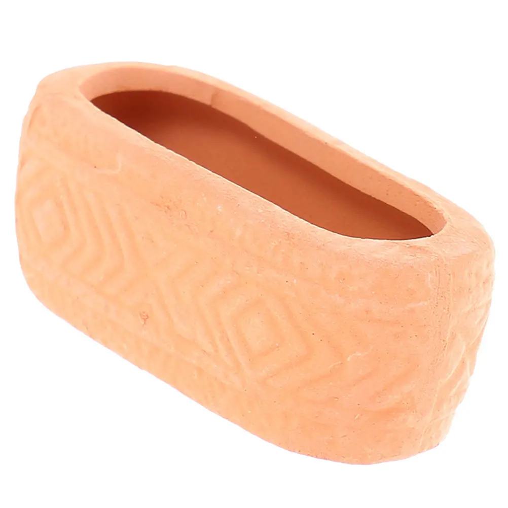 

Mini Red Clay Ceramic Flower Pot Thickened Lightweight Plant Container for Succulents Indoor Outdoor Garden Nursery Pots