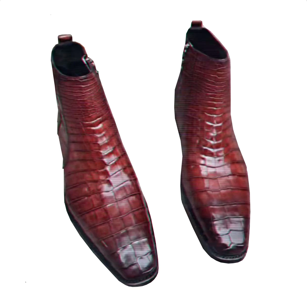 

Новые мужские ботинки из крокодиловой кожи, мужская обувь для свадьбы, офиса, деловых встреч
