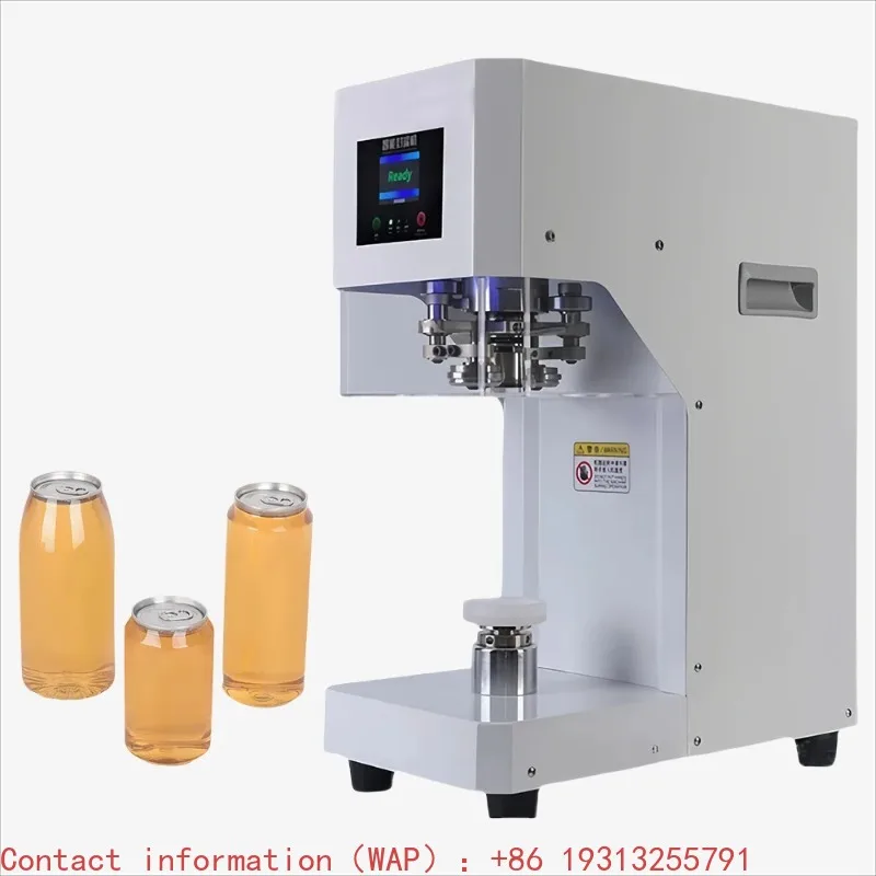 

【2026】Intelligent Tin Can Sealing Machine Automatic Rotary 55mm PET Bottle Can Seamer Beer Can Sealer For Food Beverage