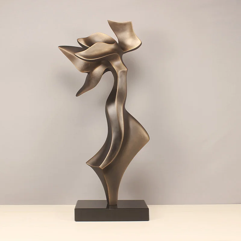 Ornament Home Accessories Hotel Entrance Creative Light Luxury Modern Character Model Room Living Room Abstract Sculpture Art Bi