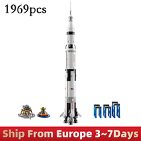 1969pcs Space Rocket Idea Series Assembly Building Blocks Bricks Adult Toys Boy Birthday Gifts Compatible With 92176