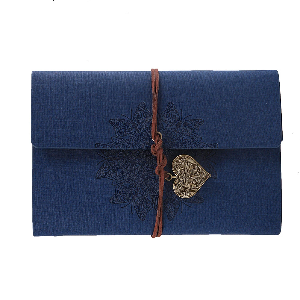 

Retro Creative Travel Diary Notebook Rope Winded Loose Leaf Notebooks Portable Daily Schedule Noting Office Home Supplies