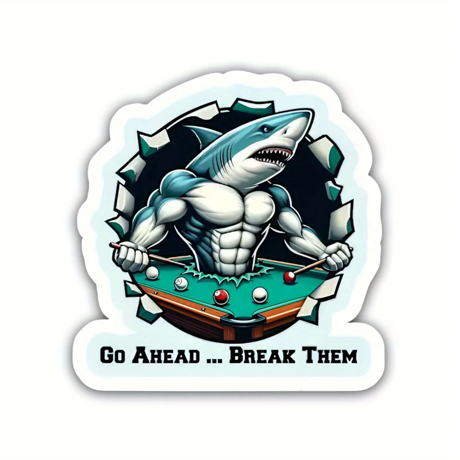 

Шаровой вентилятор, наклейки из ПВХ с интересной тематикой, персонализированные трендовые водонепроницаемые наклейки | Основы для спортивных болельщиков | Украшение мотоцикла