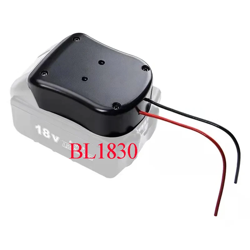 Li-ion Battery External Power Supply Mount DIY Connector Adapter Dock Holder For Makita 14.4V 18V Lithium Battery BL1830 BL1430