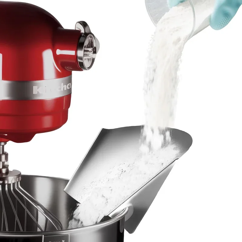 Pouring Chute For Kitchenaid Stand Mixer Stainless Steel Bowl, Premium Stainless Steel For Kitchen Aid Accessories And Attachmen
