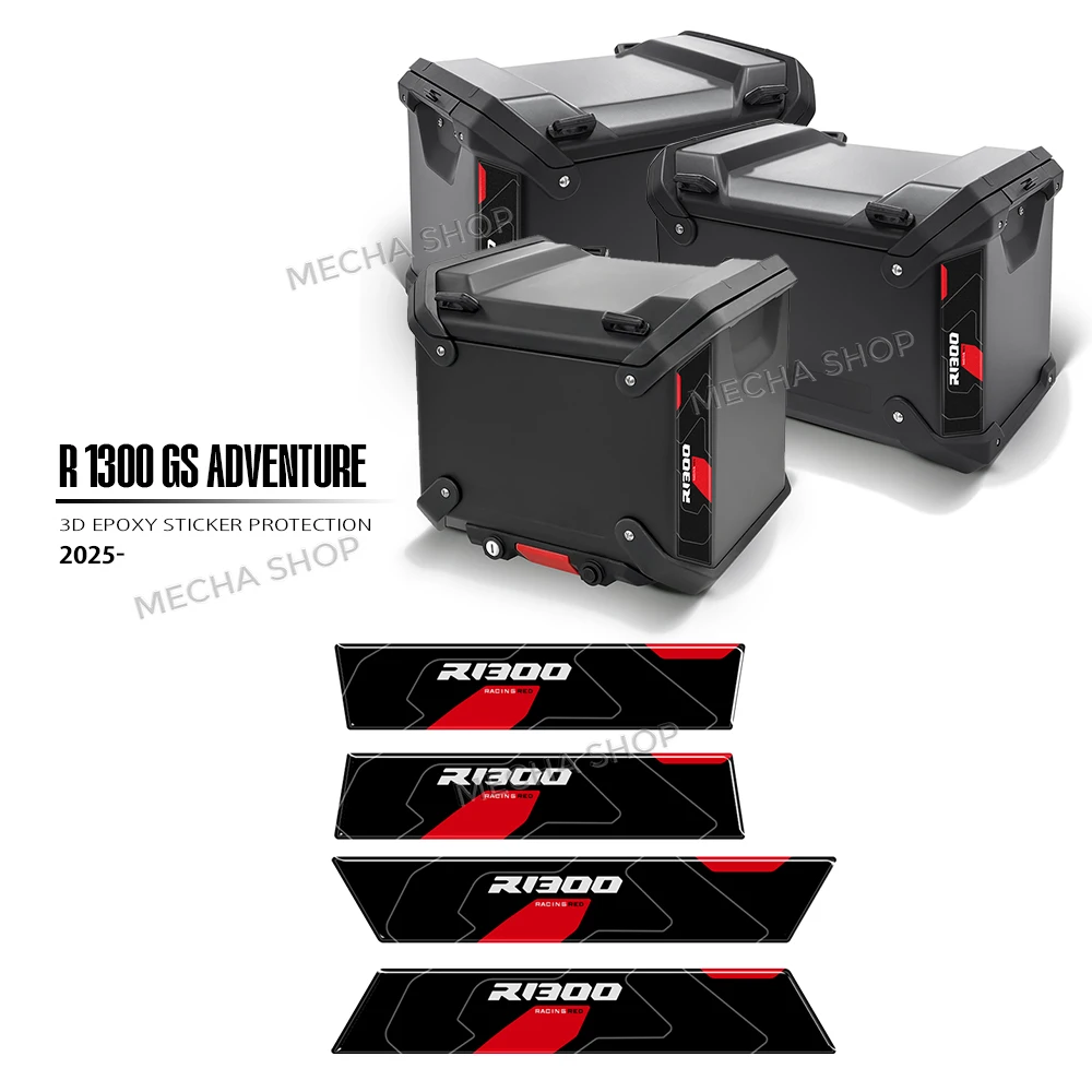 

3D наклейки на чемодан R1300GSA, наклейки на чемодан мотоцикла, защитная наклейка для R1300GSA R1300 GS Adventure 2025 2024