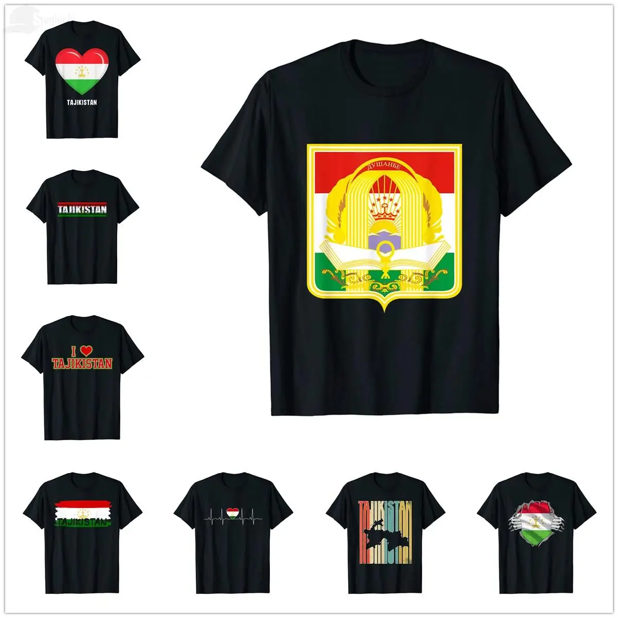 

Футболка SummerSeal of Dushanbe Tajikistan 2025 года для мужчин и женщин, футболки, топы, хлопковые футболки