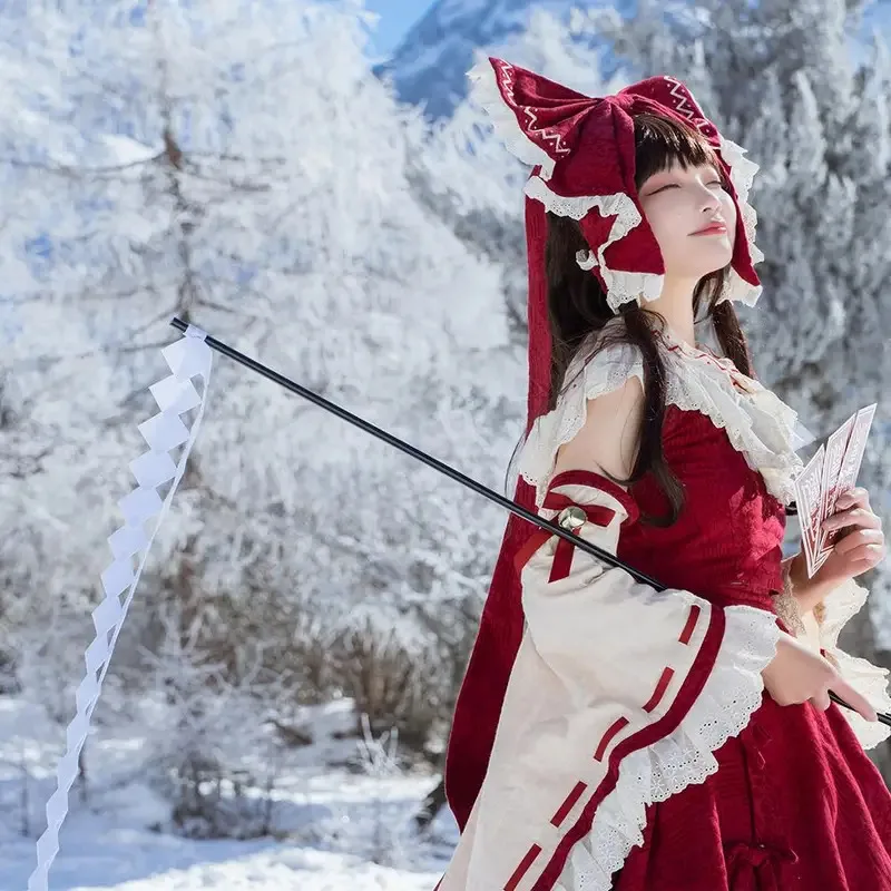 

asdh8@Hakurei Reimu Cosplay Costume For Halloween Christmas Festival Party Daily Fashionable role-playing costumesCOSda@