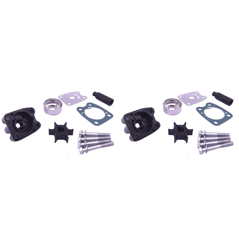 2X Boat Motor 6E0-W0078-00 6E0-W0078-01 6E0-W0078-02 Water Pump Repair Kit For Yamaha 4HP 5HP 4A 5C Outboard Engine