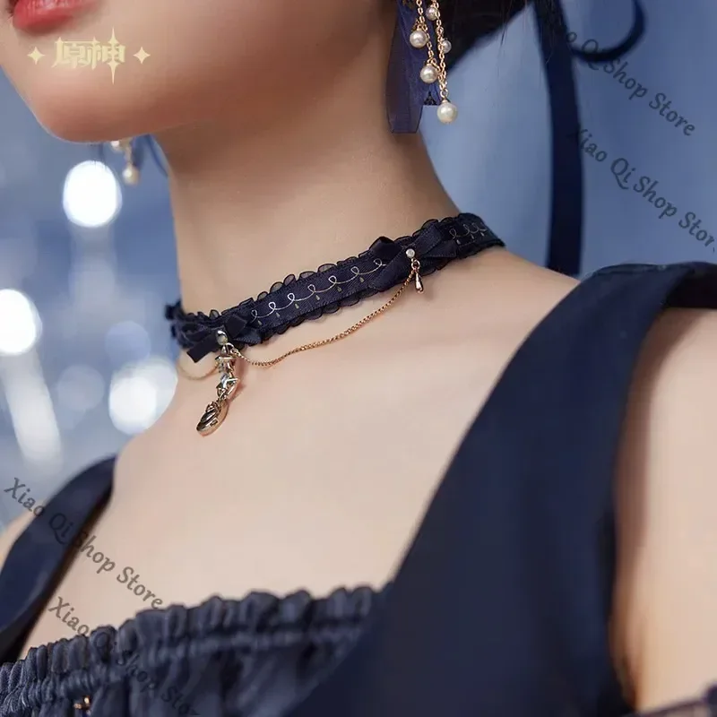 

Предпродажа - Genshin Impact Game Ambitus Furina/Focalors Theme Impression Series ожерелье браслет реквизит