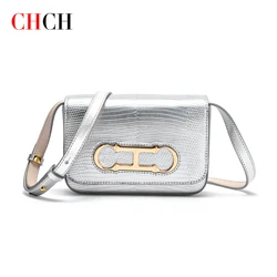 CHCH 2023 Spring New Light Luxury Women's Shoulder Bag Classic Fashion Women's Solid Color Bag Chain Elegant Crossbody Bag