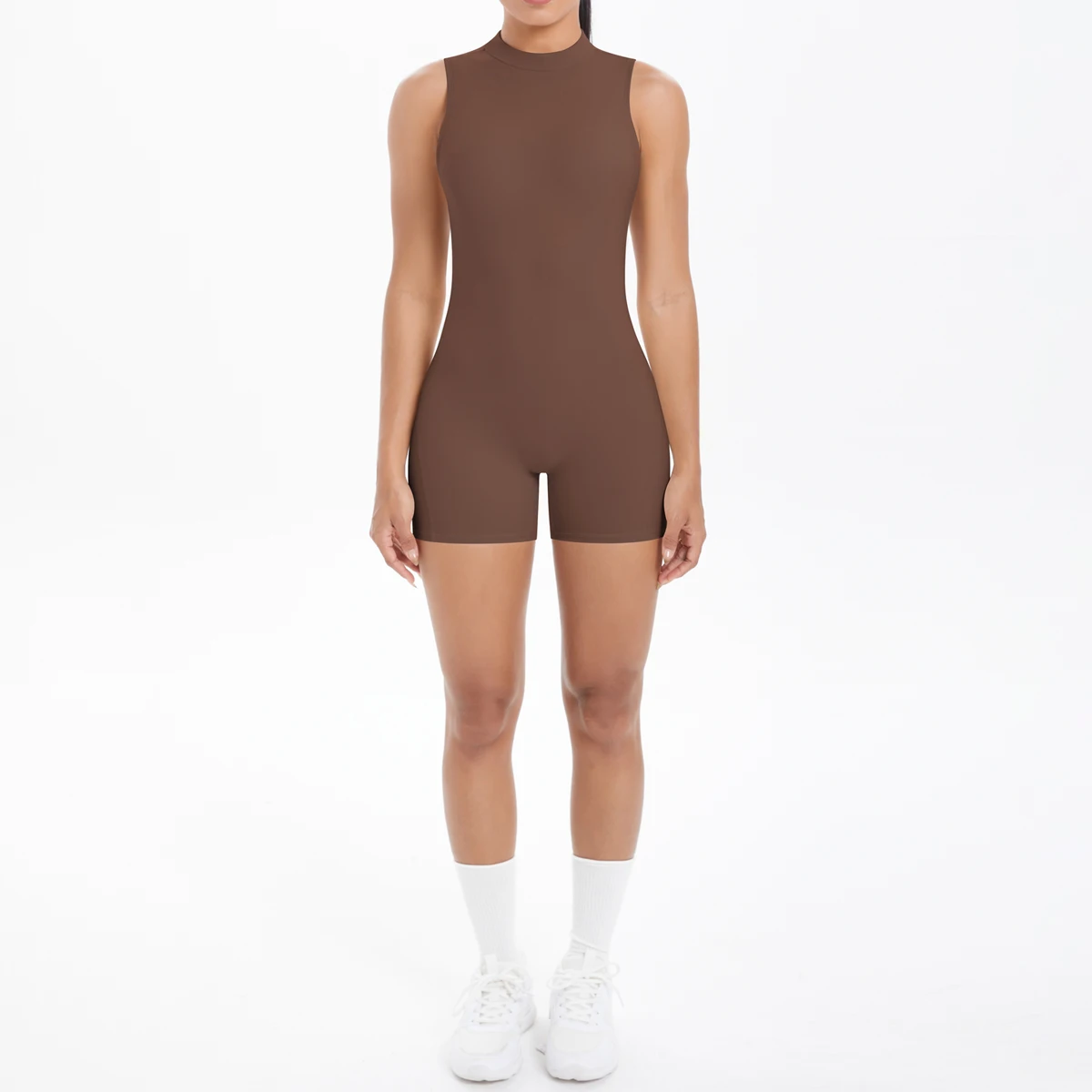 Sleeveless Backless Hollow Yoga Jumpsuit for Woman Solid Color Bodysuits Lifting Sports Push Up Sleeveles Workout Bodysuits