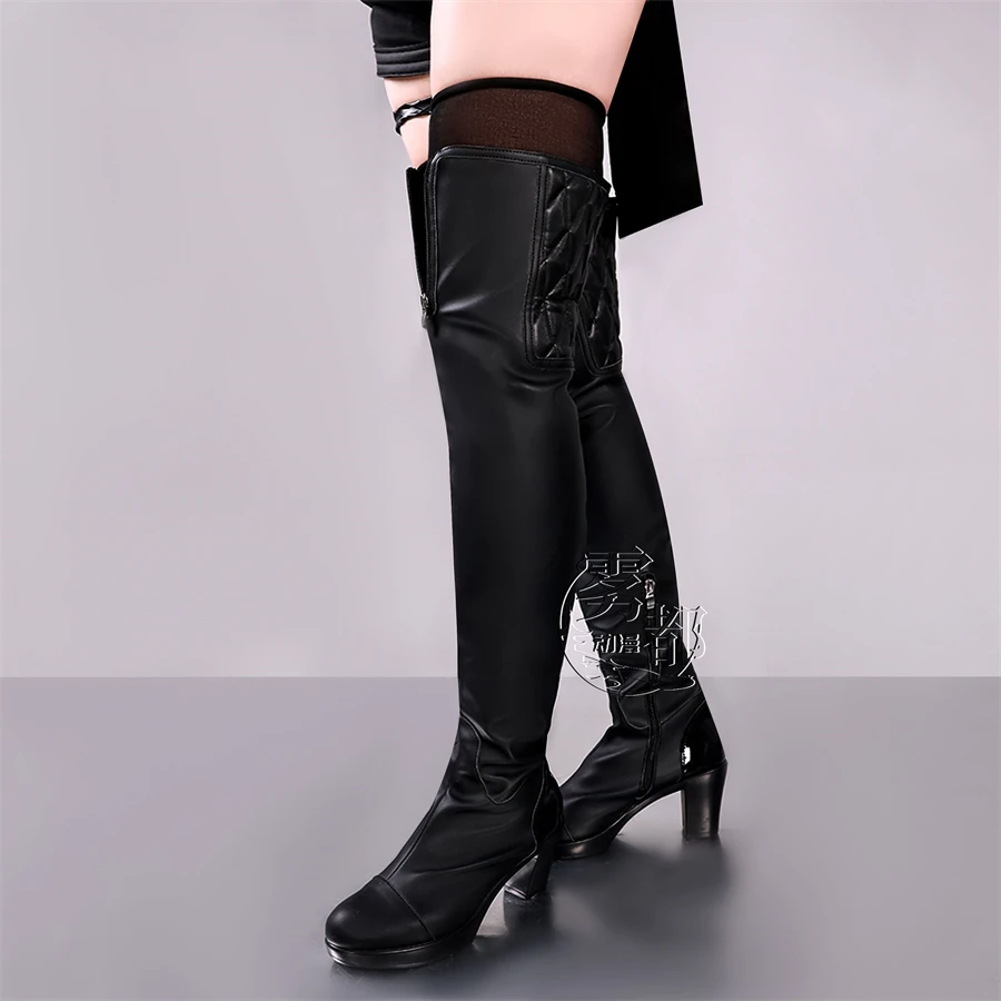 

Cos-Mart Game Wuthering Waves Rover Shoes Косплей Высокие сапоги Cos Shoe Одежда для ролевых игр Новый Hallowmas