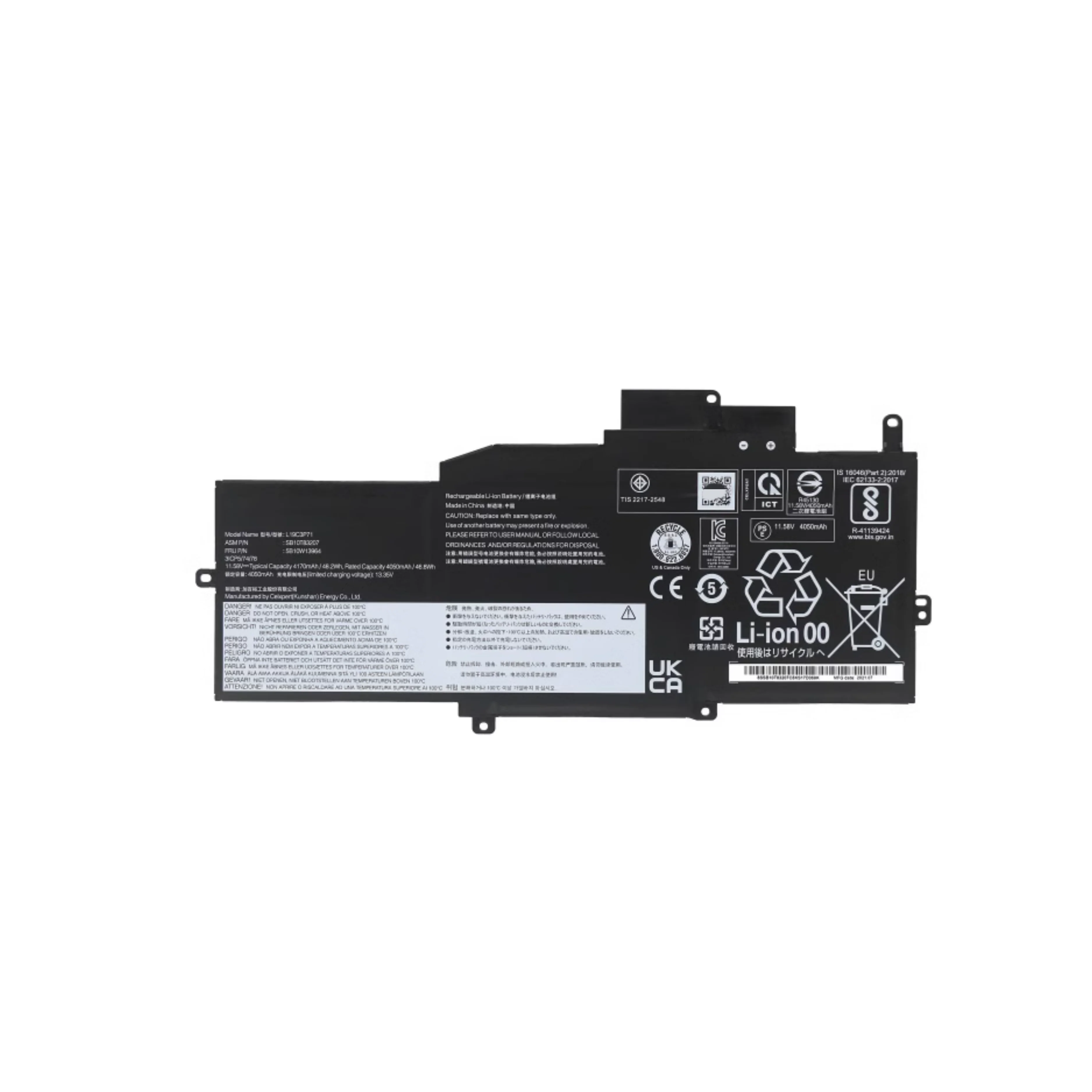 For ThinkPad X1 Nano Gen 1 L19C3P71 TP00123A