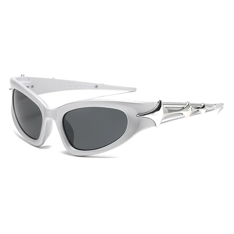 Y2k Fashion Punk sportowe okulary przeciwsłoneczne dla mężczyzn kobiety luksusowej marki designerskie okulary przeciwsłoneczne męskie Vintage odcienie UV400 gogle okulary — zdjęcie 4