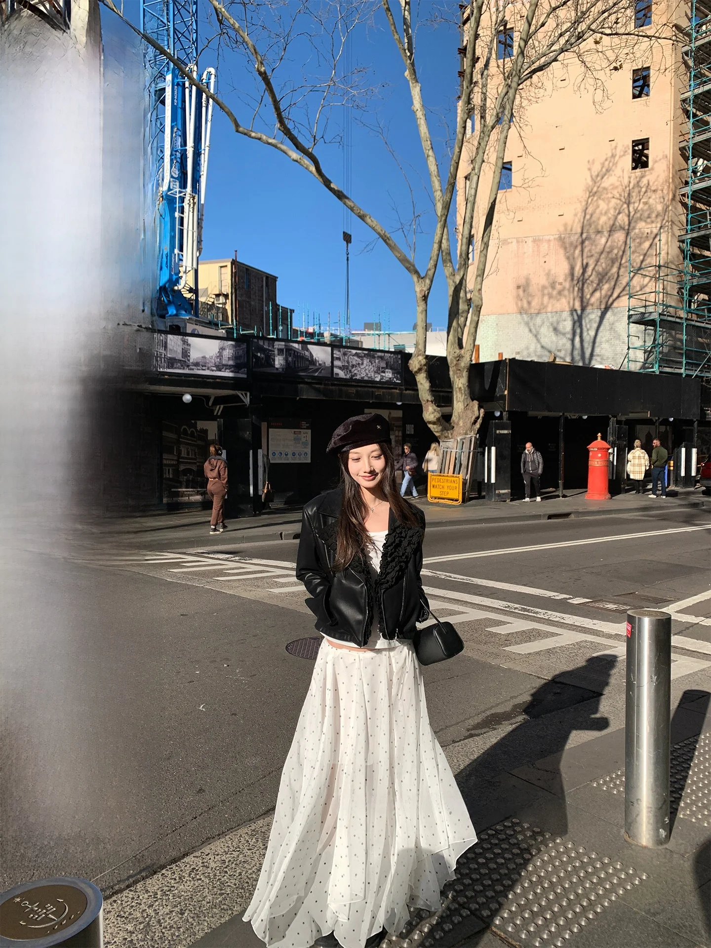 

Bankelili Polka Miss Irregular High-End Sense Thin Veil Nude Feeling mid Waist f Skirt Women Casual Sle Polyester Fiber