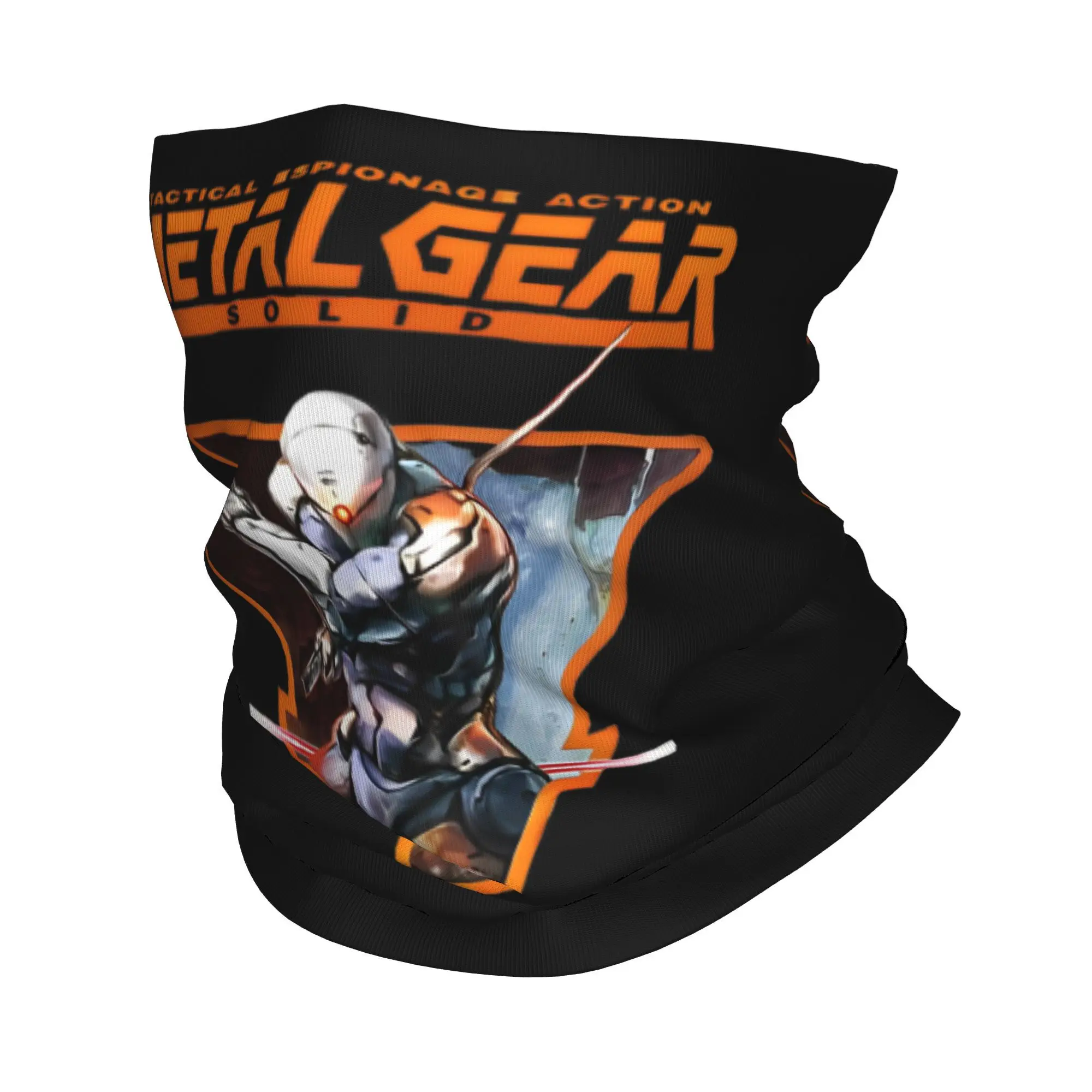

MGS Game Metal Gear, однотонная бандана на шею, маска с принтом, шарф, многофункциональная маска для лица, велосипедная унисекс, зимняя для взрослых