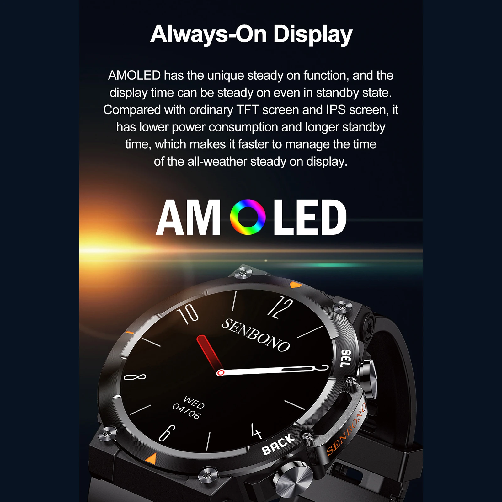 MAX18 سوار ذكي ساعة رياضية 1.43 بوصة AMLOED شاشة تعمل باللمس التحكم بالإيماءات جهاز تعقب للياقة البدنية 3ATM مقاوم للماء النوم/معدل ضربات القلب