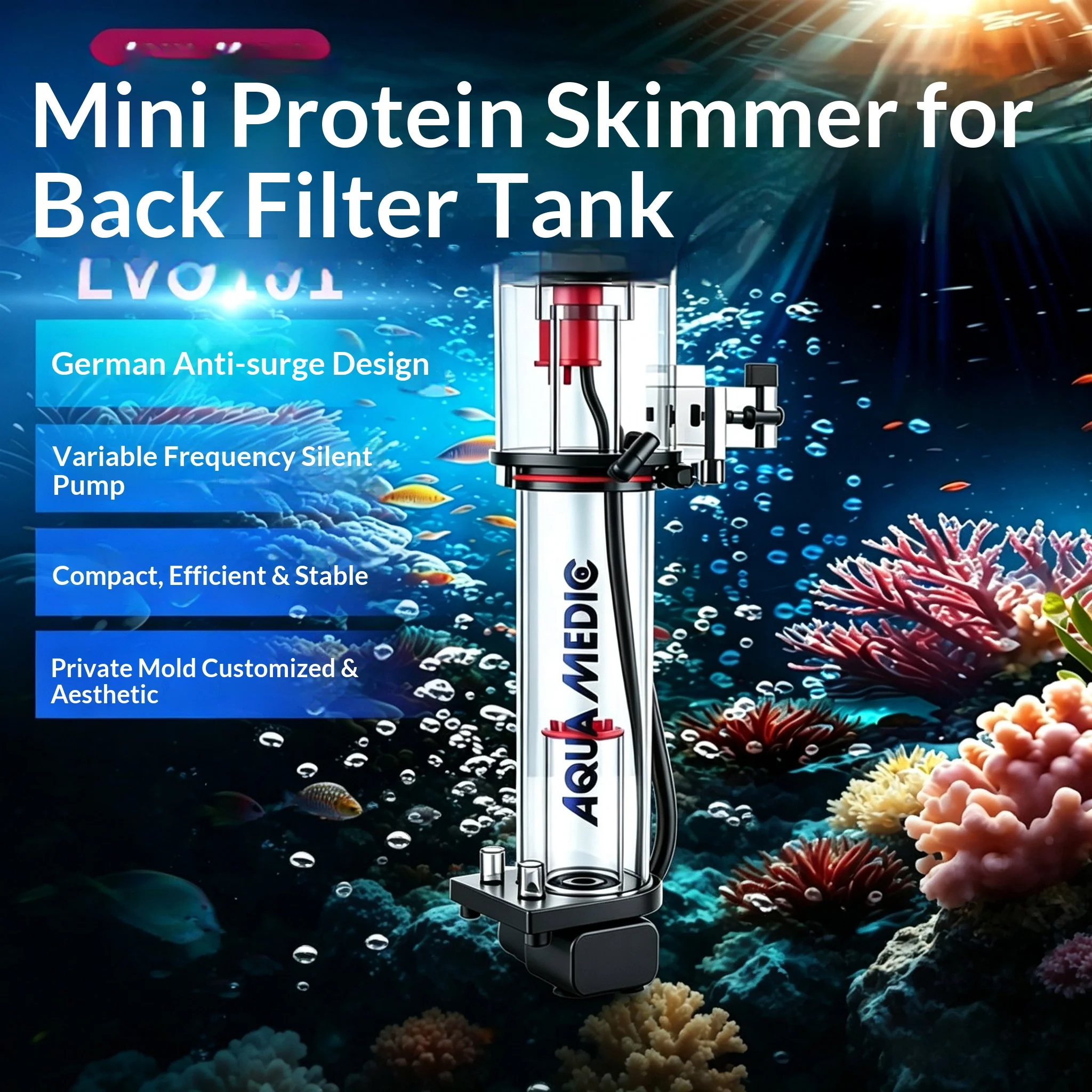 Filtre à chambre arrière Aqua - Protein Skimmer Reef avis et prix
