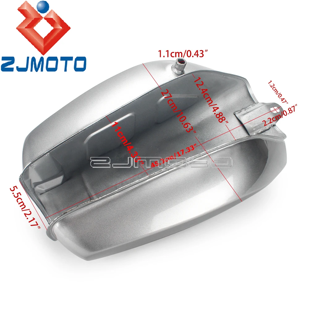 7 Colors Motorbike Oil Tank Suitable Spare Part 191972 190830 200655 200200 For Simson S50 S51 S70 Motorcycle Steel Fuel Tanks