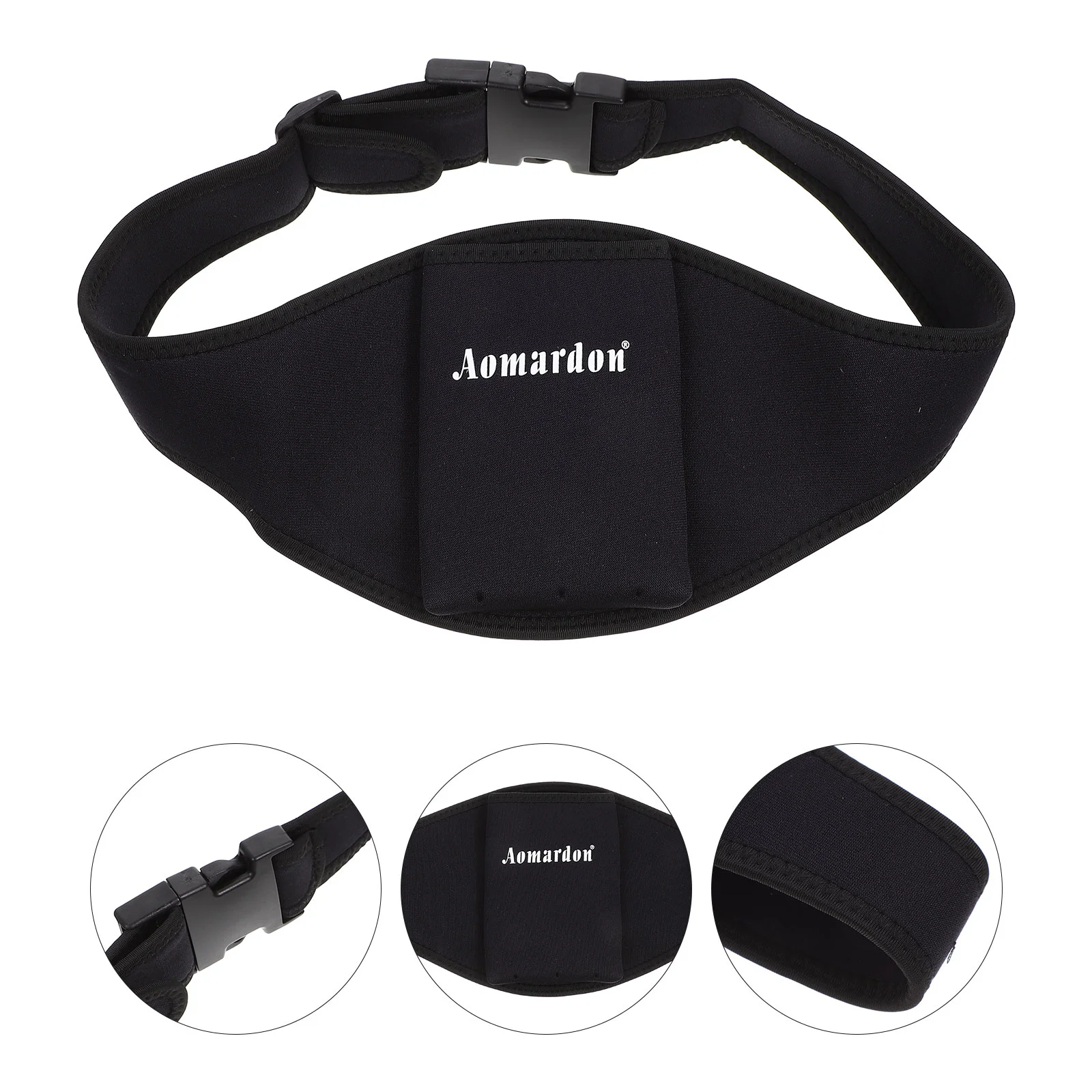 Skip Wheat Bag Leash Wireless Microphones Belt Pouch Protective for Gym Wallet Patch Cloth Buckle Fitness Holder