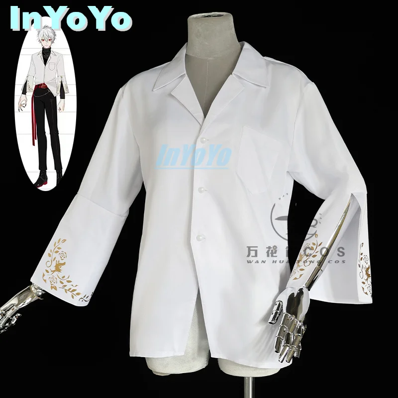 

InYoYo Kuzuha Cosplay Vtuber NIJISANJI Costume Fashion Casual Wear New Clothing Shirts Game Suit Uniform Halloween Party Outfit