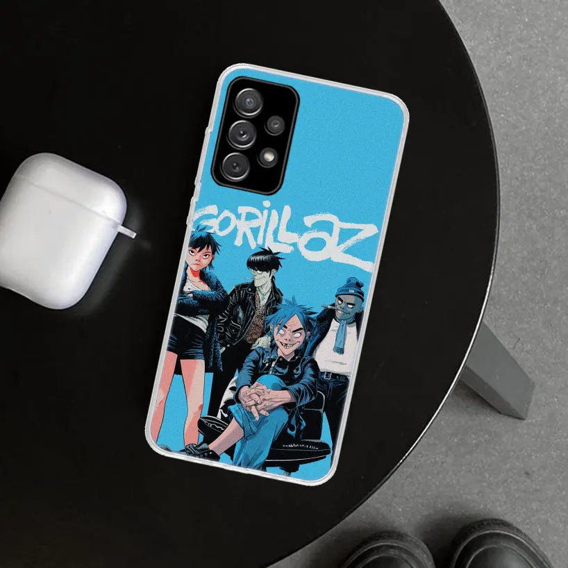 Gorillaz Anime Phone Case for Samsung Galaxy A15 A25 A35 A55 A14 A24 A34 A54 A04S A13 A23 A33 A53 A03S A52 A12 A22 A32 A02S