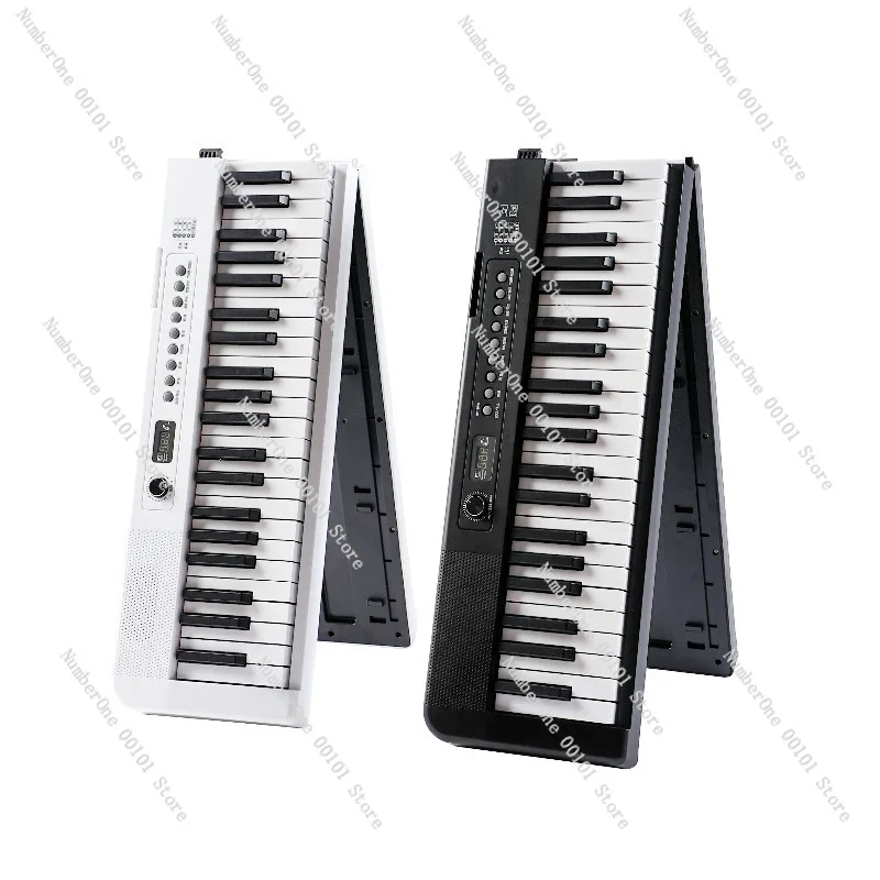 88-Key Power Keyboard Musical Instrument Beginner Portable Smart Folding Electronic Piano Home Electronic Piano