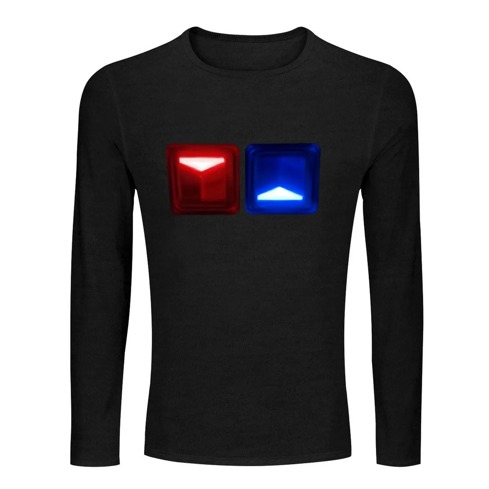 Beat Saber - V2 Block Pattern Long T-Shirt graphics t shirt custom t shirt heavyweight t shirts for men