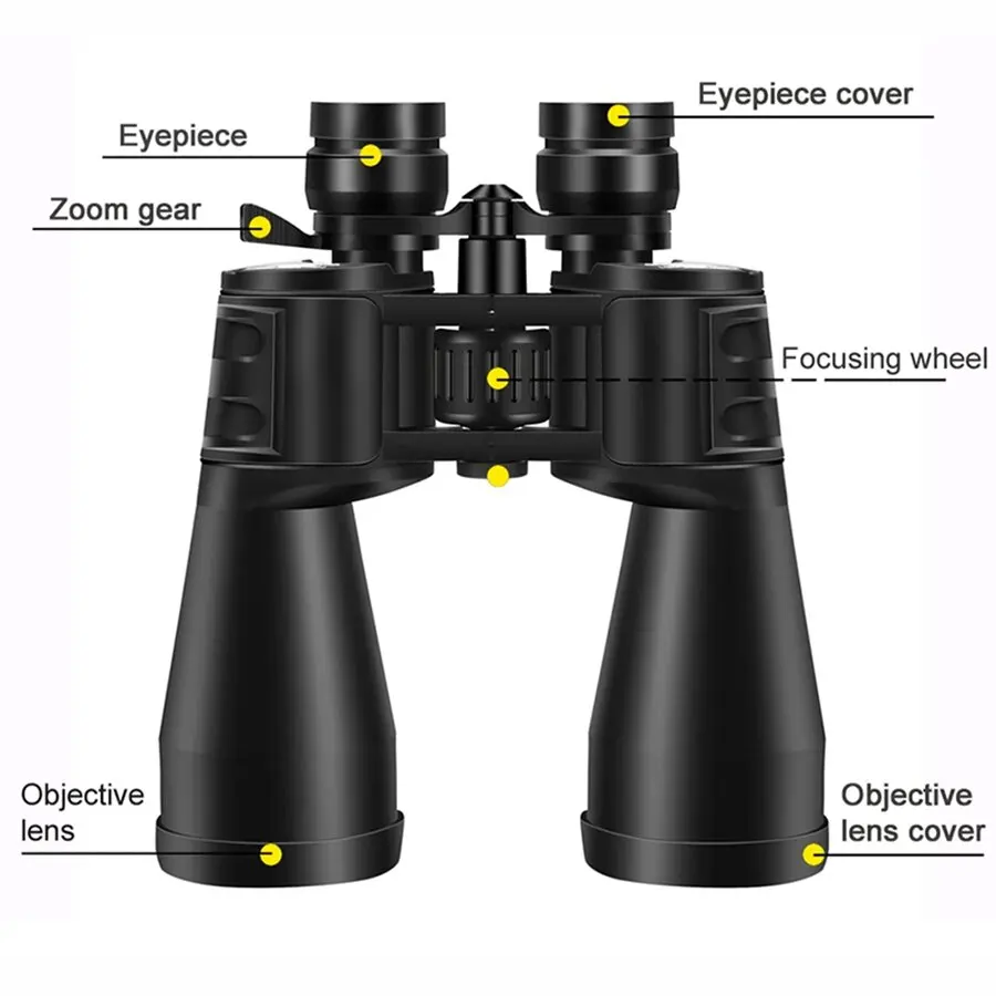 Imagem -05 - High Power Professional Long Range Telescope High Zoom Binocular Observe Caça Viagem de Animais Concertos de Caminhada 1030x60