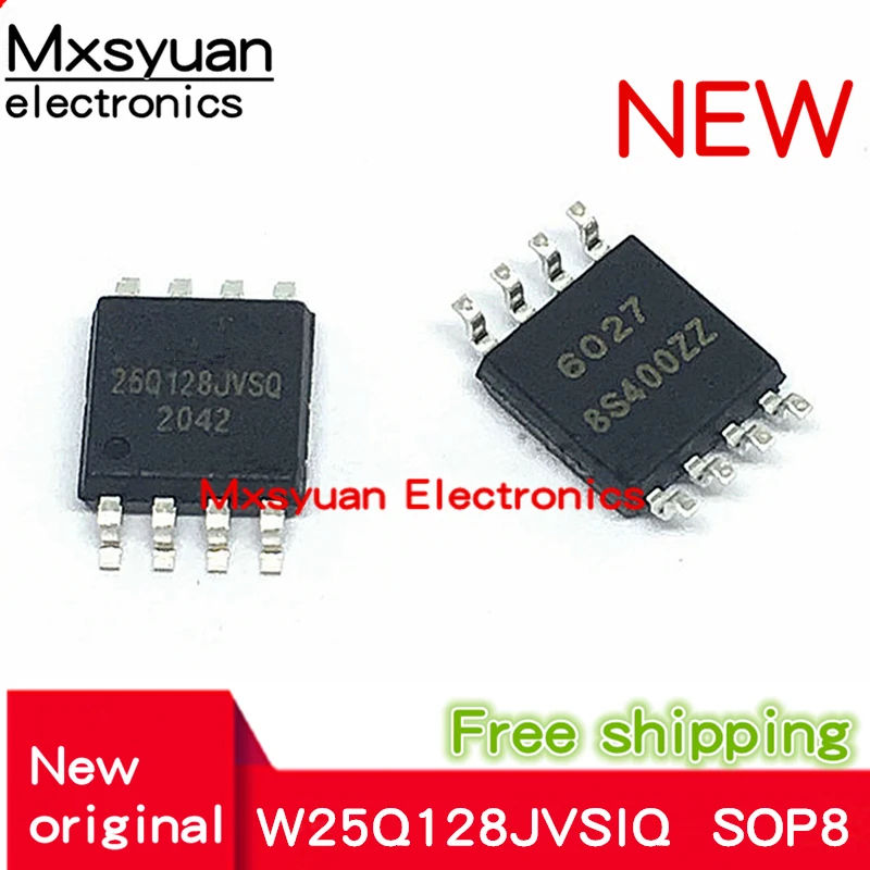 10PCS/LOT 25Q128JVSQ W25Q128JVSIQ W25Q128JVSSIQ W25Q128JVSQ SOP-8 100% New original In stock Ships Fast