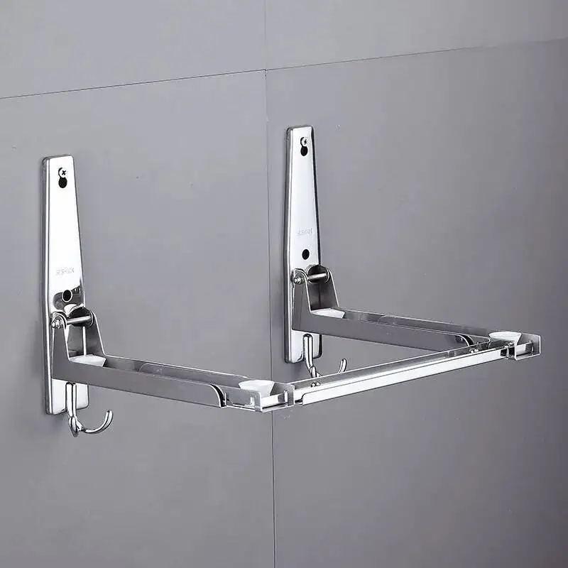 

Stainless Steel Microwave Foldable Shelf Retractable Kitchen Accessories Storage Wall-Mounted Oven Rack