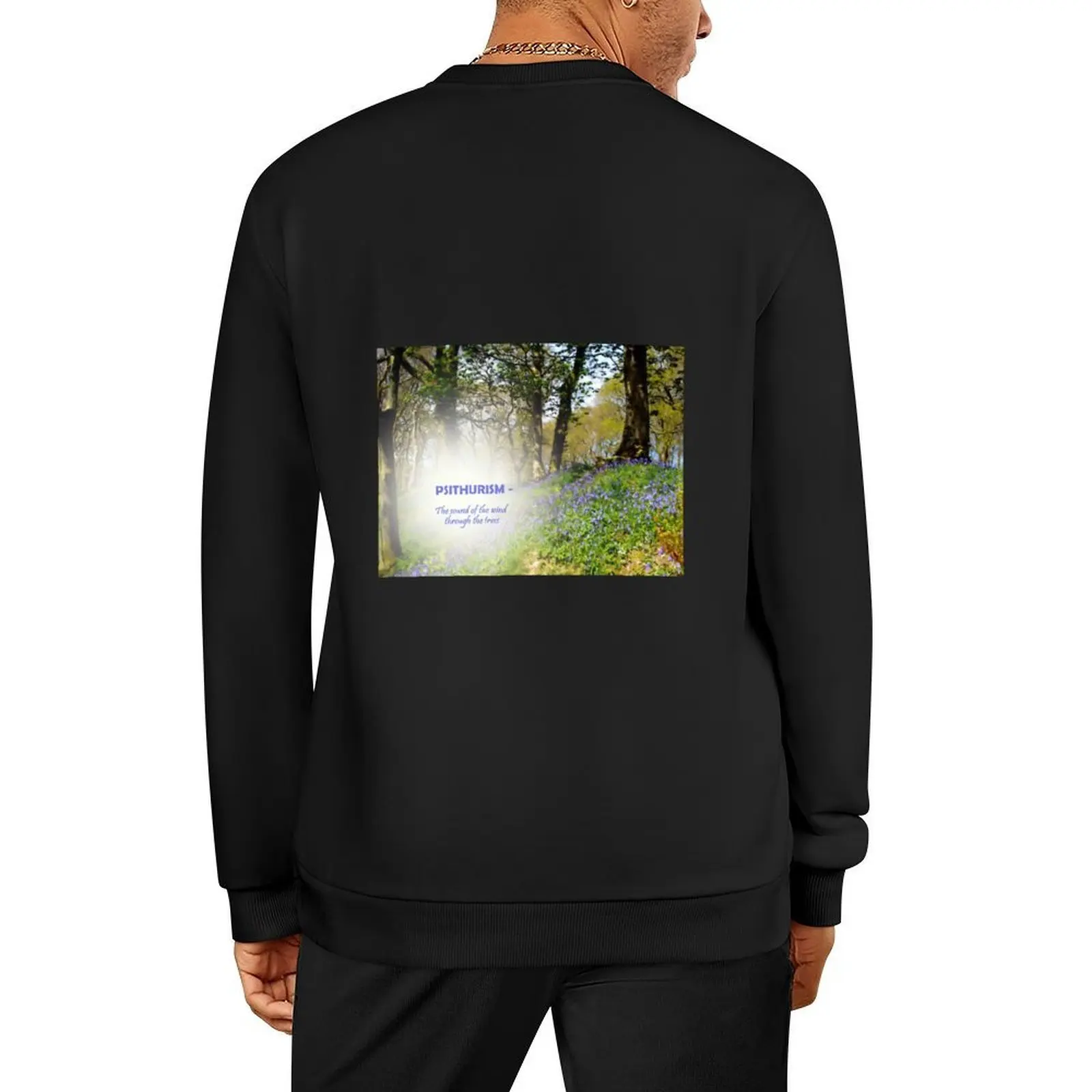 

PSITHURISM - the sound of wind through trees Pullover men's sweat-shirt set male clothes korean clothes sweatshirts for men