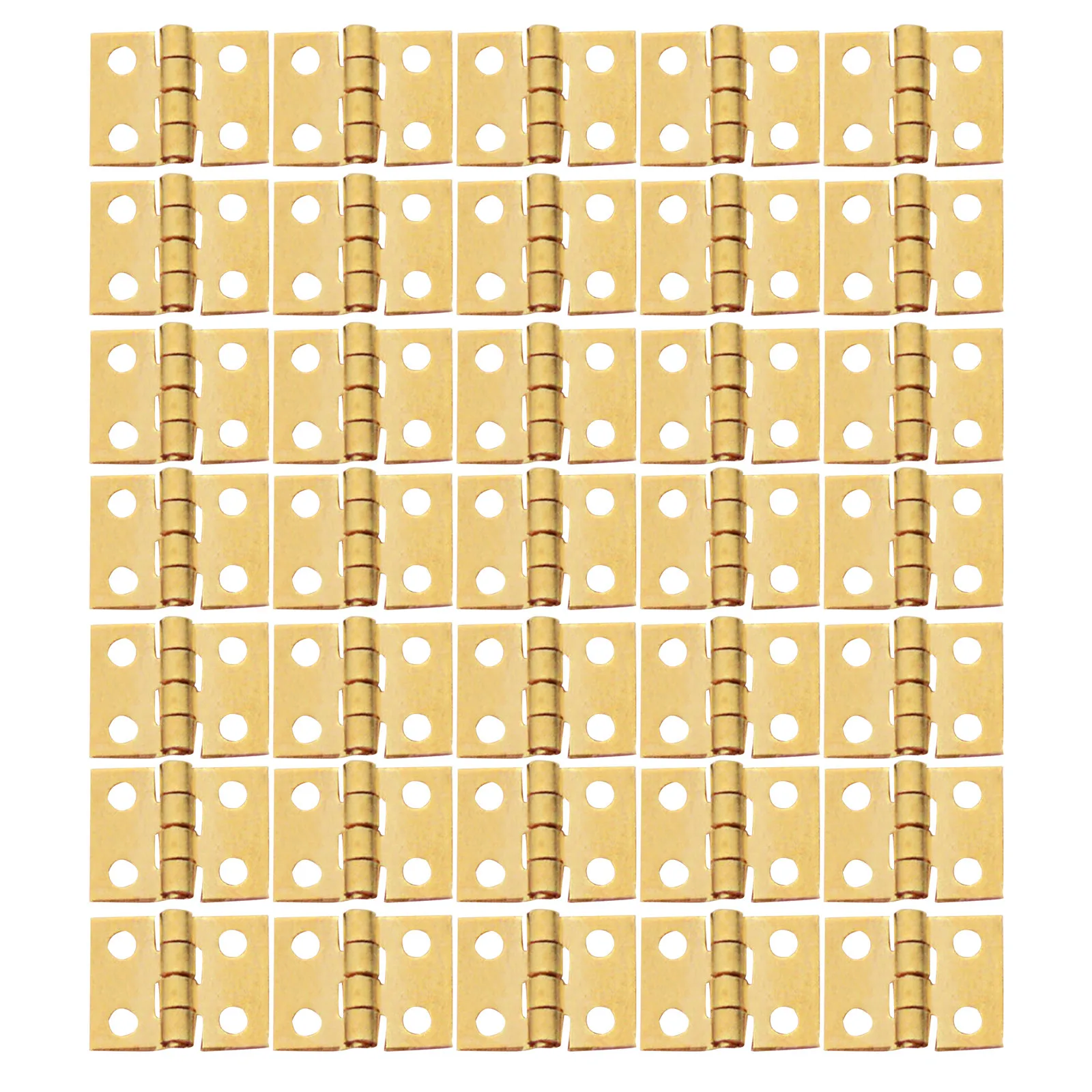 30 Pcs Mini Hinges Accessories For Jewelry Boxes Small Crafts Furniture Fittings Caskets Wooden Miniature Box Alloy Hinge