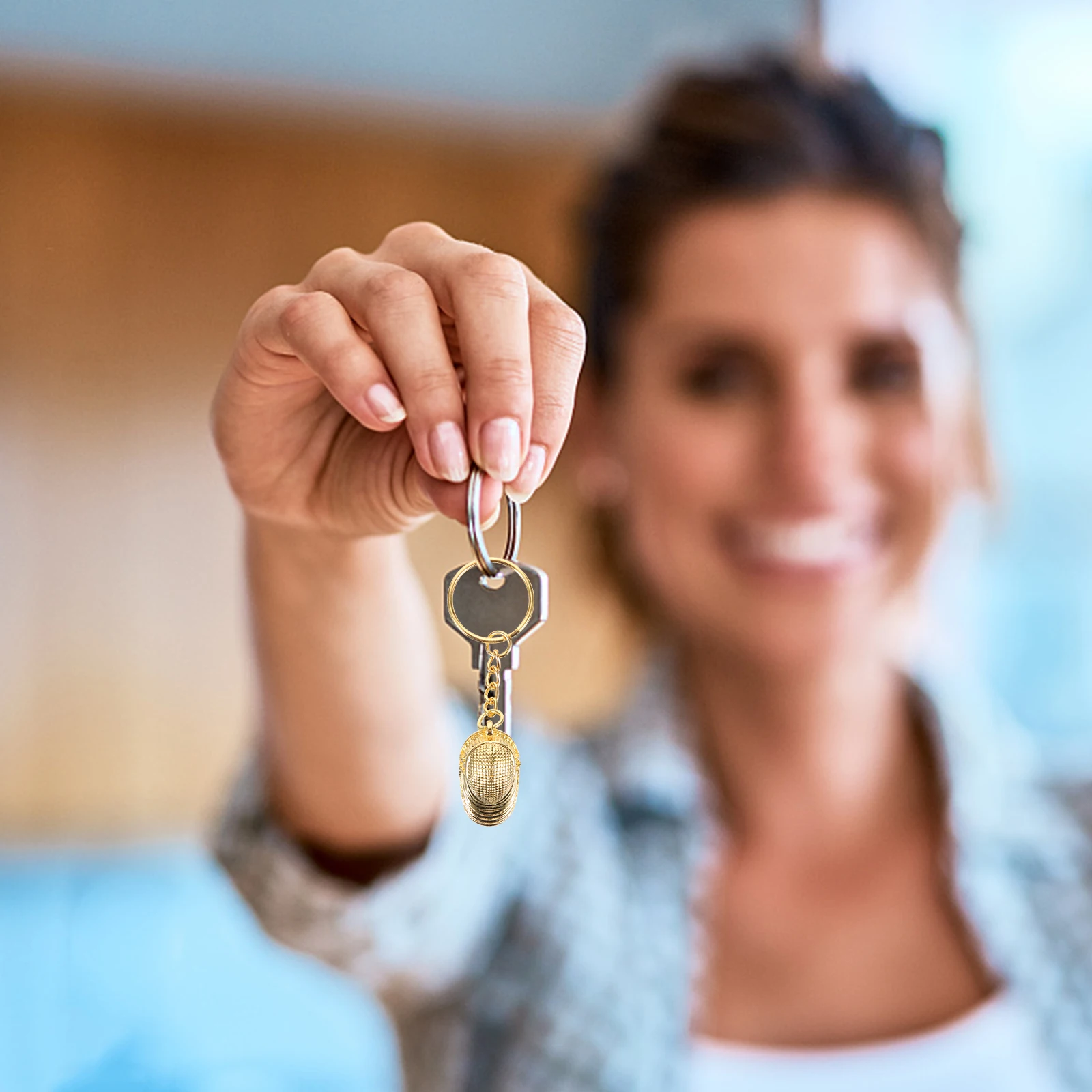 

1 шт., брелок для фехтования, металлический спортивный брелок для ключей, декоративная подвеска для женщин, подвесная сумка, индивидуальный подарок на день рождения