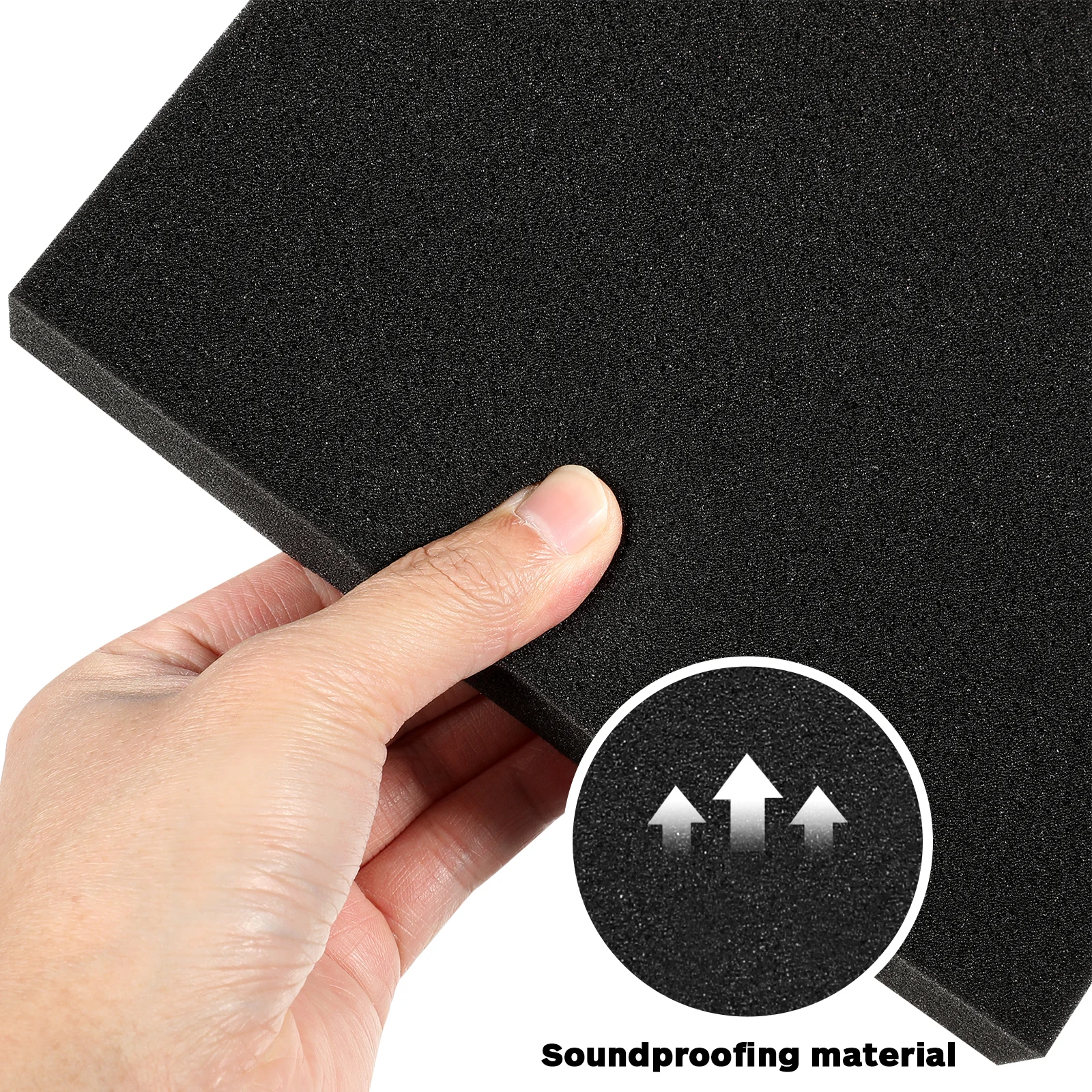 

2 pcs Anti Vibration Sponge Pads Soundproofing Panels Acoustic Foam Mats Noise Deadening Isolation Pads for Studio Home Office