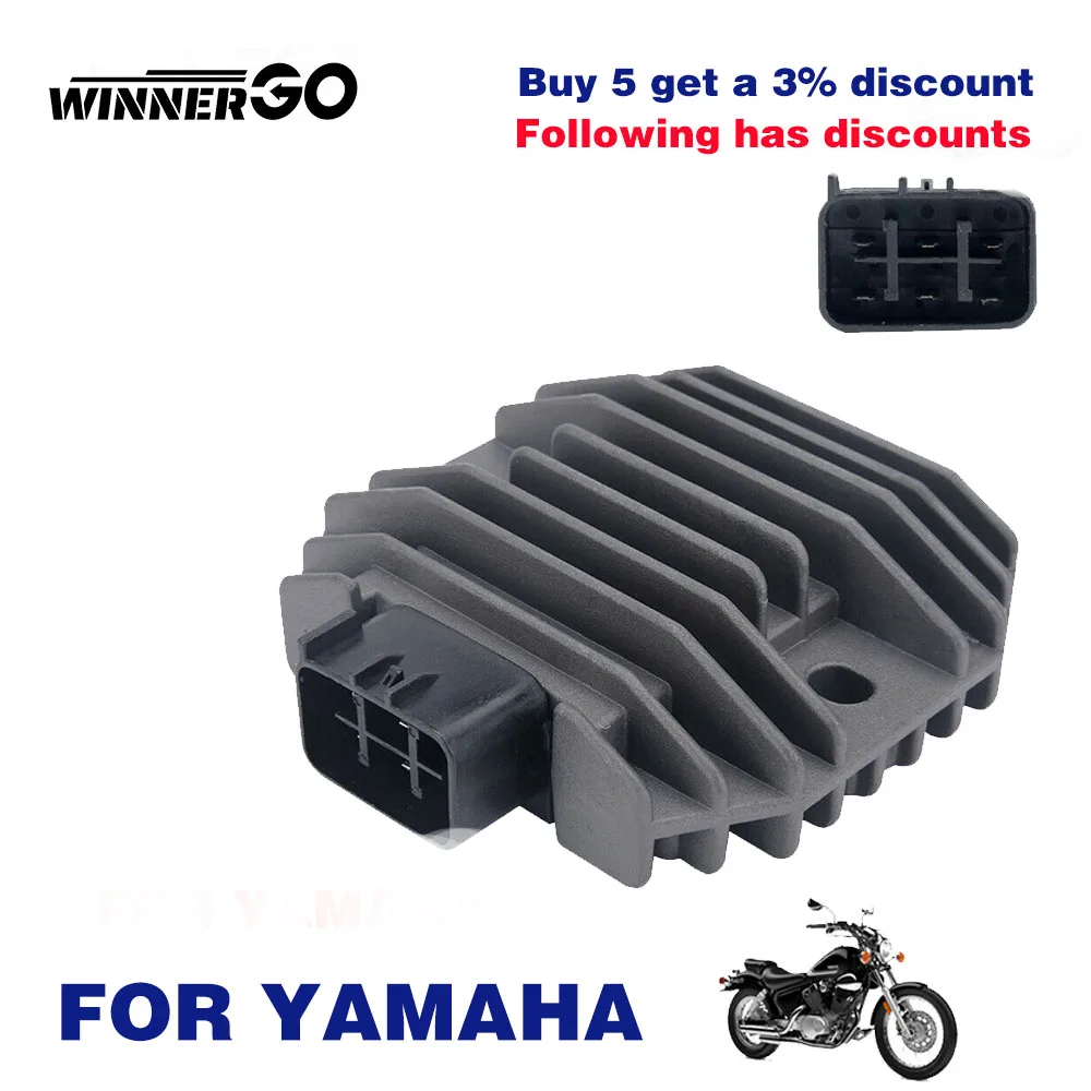 Voltage Regulator Rectifier for Yamaha V Star 1100 650 XVS650A Classic XVS650 Custom XVS1100 XVS1100A XVS1100AT Silverado 99-09