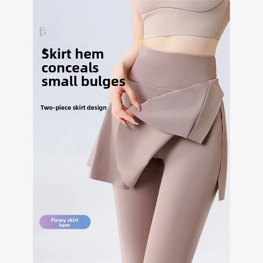 Arche Haut-Fitn-Hose mit hoher Taille, praktische Yoga-Hose für Damen, Outdoor-Datum, keine Notwendigkeit, die den Schritt zu öffnen