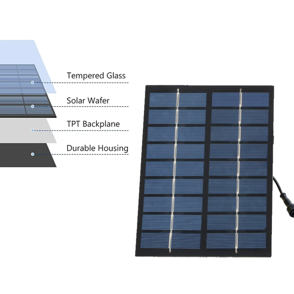 2.5W 18V solar panel, solar droplet adhesive board, small panel can be charged 9V 180 * 120mM