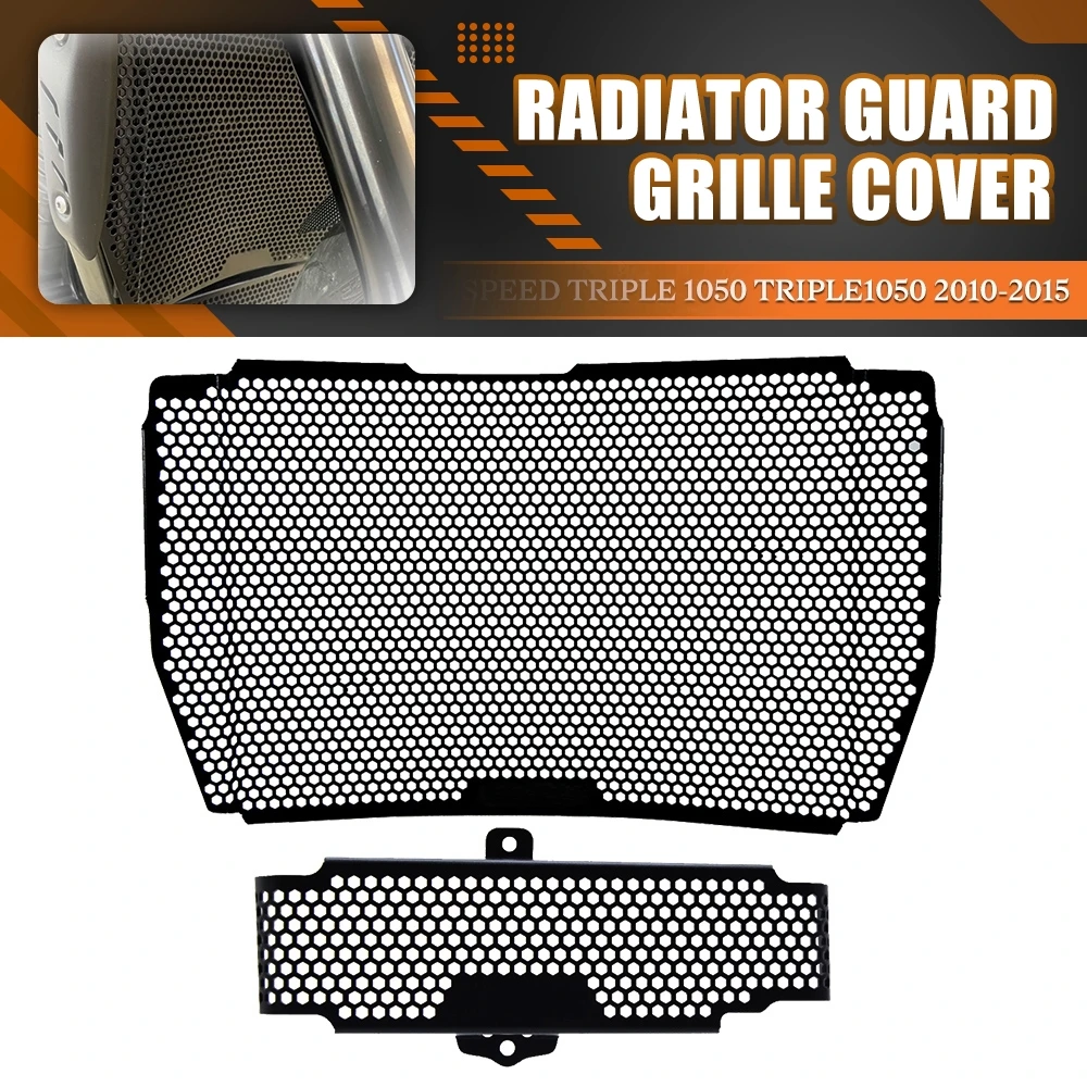 

Motorcycle Accessories Radiator Guard Grille Cooler Cover Protection FOR Speed Triple 1050 R S RS 2012-2013-2014-2015-2016-2017