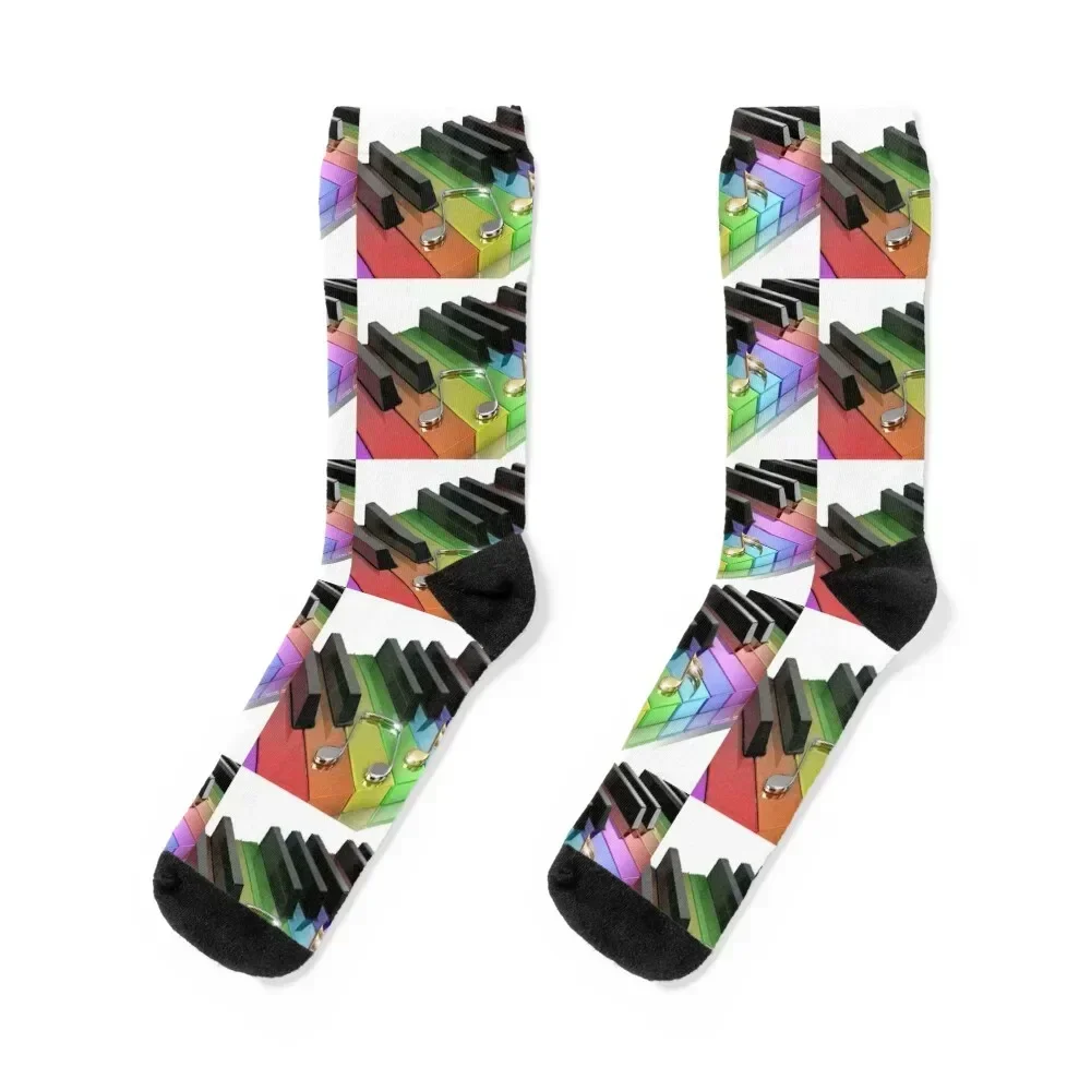 

PIANO Socks aesthetic funny gifts anti slip football heated Socks Female Men's