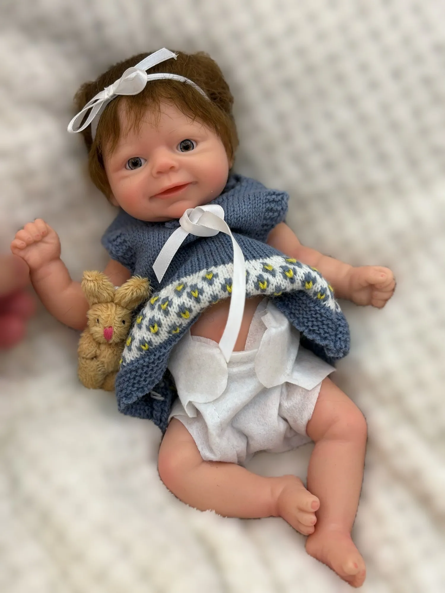 1 PC 10 inch Knuffelig Siliconen Meisje Met Geworteld Haar Reborn Pop Waterdicht Pasgeboren Baby Meisje Levensechte Geschilderd Realistische Pop speelgoed