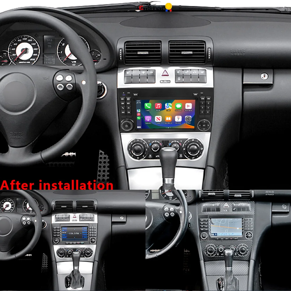 Автомобильный радиоприемник CHSTEK Android 13 для Mercedes Benz Sprinter W209 W318 A/B-Class B200 W169 W245 Viano W639 Carplay GPS WIFI 4G BT RDS