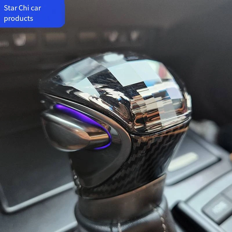 Crystal Gear Shift For Lexus ES300h 200 Crystal LED Gear Shift Knob 18 to 22 UX260 300h car accessory products Lever knob Gearbo