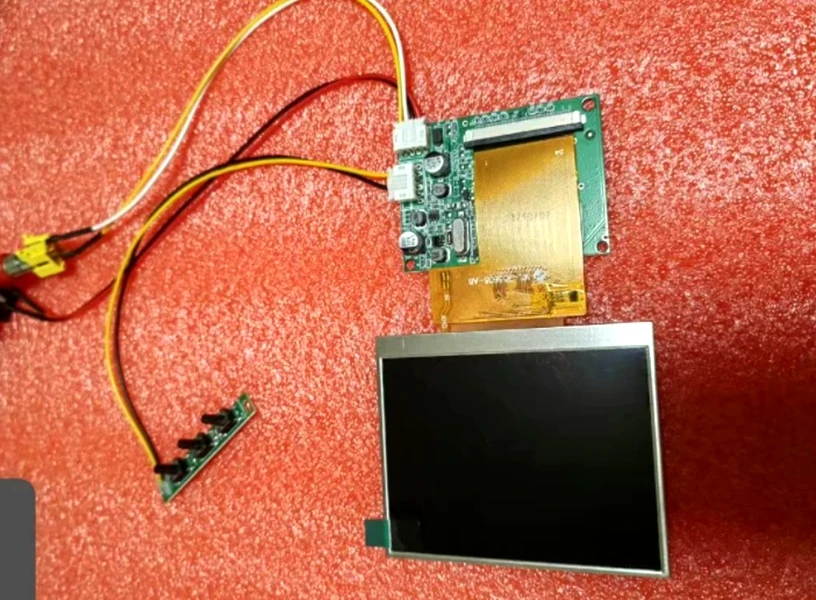 Imagem -03 - Yqwsyxl-placa de Entrada de Vídeo av Faça Você Mesmo Modificado para Exibição Fpv 3.5in 54 Pinos dc 5v12v