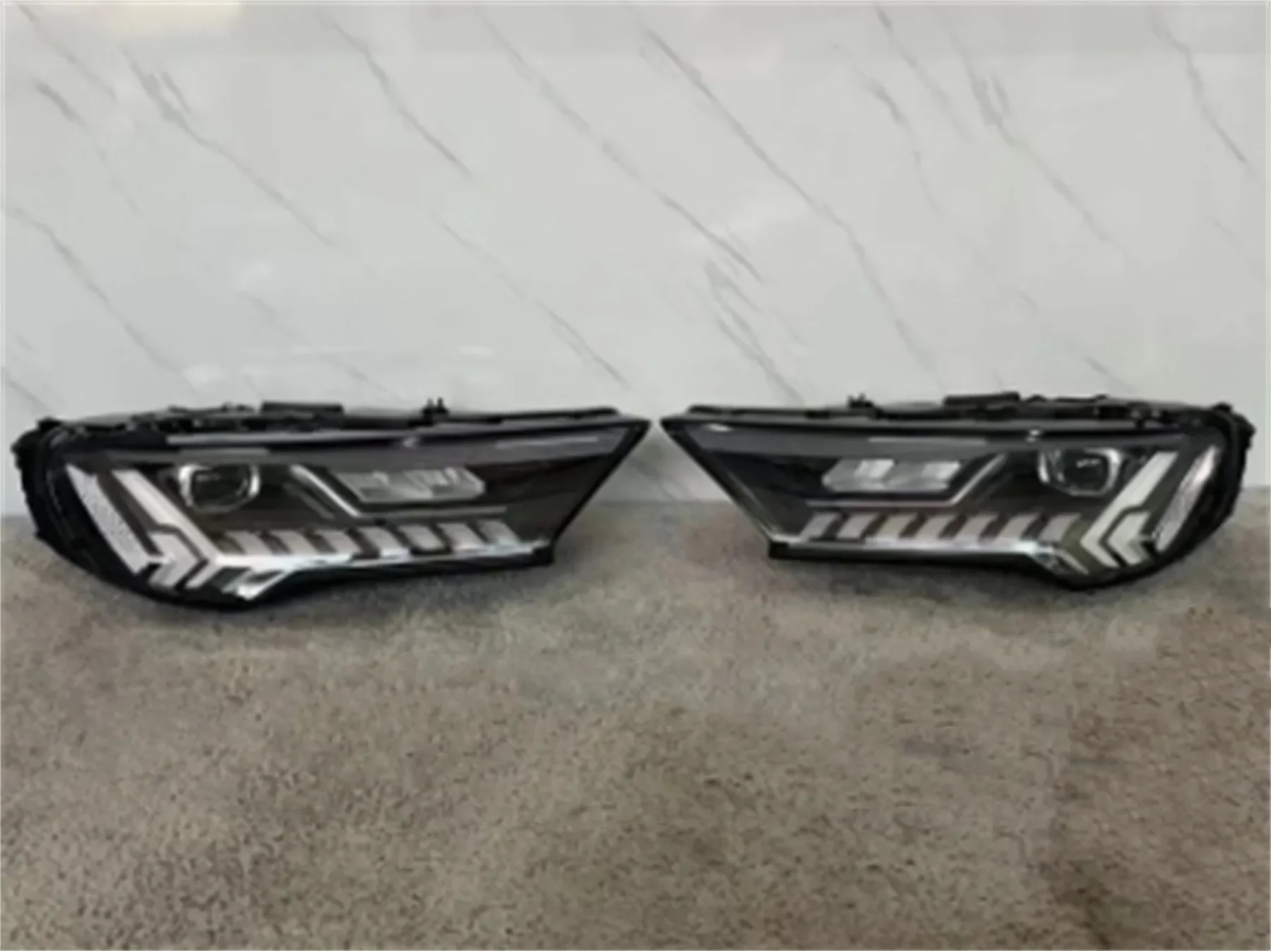 

Передняя светодиодная фара для Audi Q7 DRL дневного хода DRL фара ближнего света указатель поворота