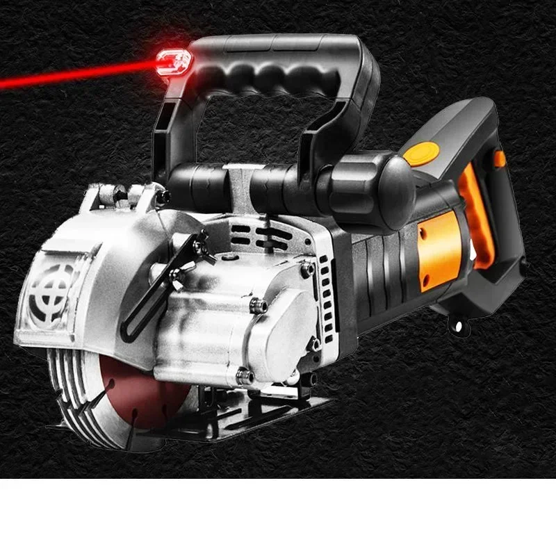 

New Laser Positioning Slotting Machine Circular Sawing Machine 5800W 220V Concrete Wall Electric Sawing Machine Cutting Tool