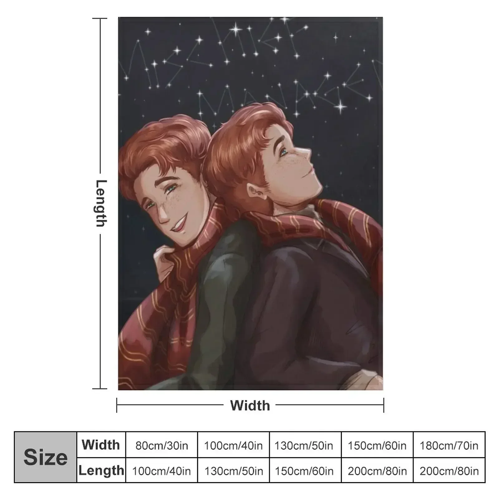 Fred and George Throw Blanket